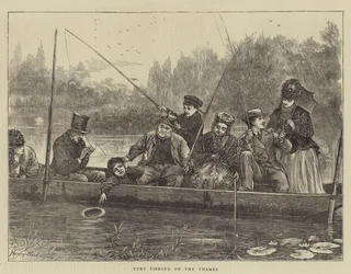 Punt Fishing on the Thames